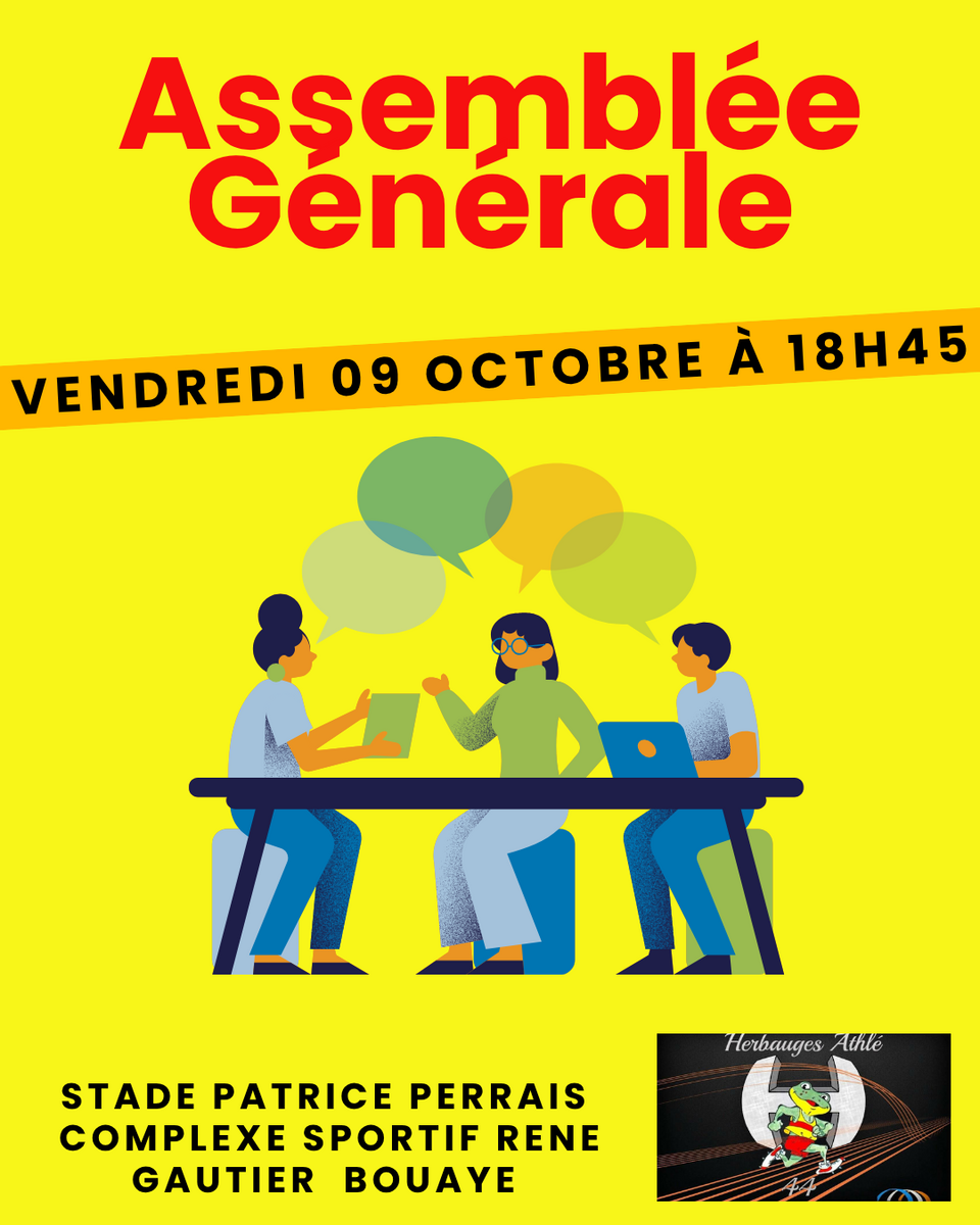 Assemblée générale Vendredi 09 octobre
