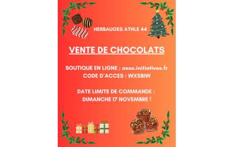 VENTE DE CHOCOLATS 