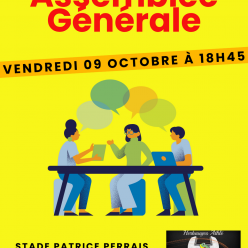 Assemblée générale Vendredi 09 octobre